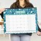 bloom daily planners 2026–2027 Academic Desk & Wall Calendar, 16" x 21" | Holiday Icons